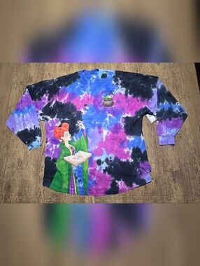 Disney Parks Hocus Pocus Spirit Jersey 2022 Adult Large Tonight We Fly Tie Dye